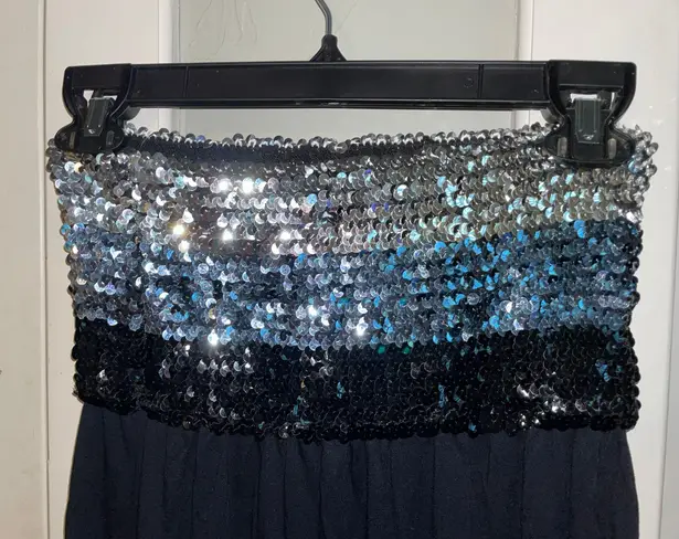 Forever 21 Black Sequin Tube Top