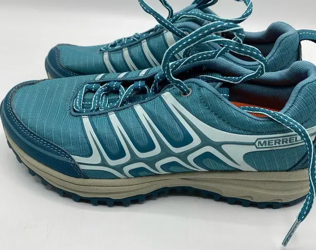 Merrell  DRAGONFLY/EGGSHELL Women Running Trail Athletic Shoes Hiking Blue 5.5