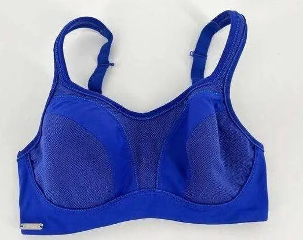 Chantelle  Sport High Impact Convertible Bra Sz 30E Blue Underwire