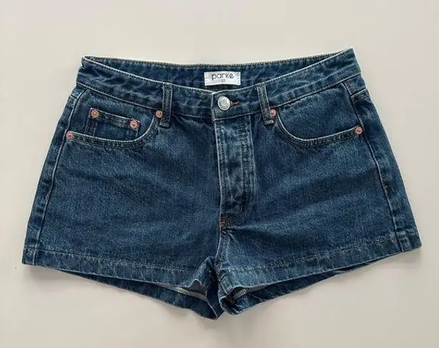 PARKE Denim Mini Shorts