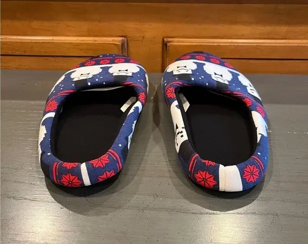 NWOT MeUndies Unisex Snowman Slippers Blue Size undefined