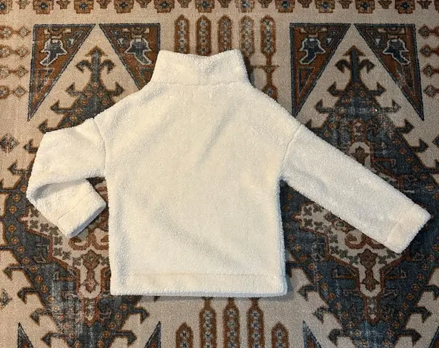 Gap Body mockneck pullover Sherpa sweatshirt