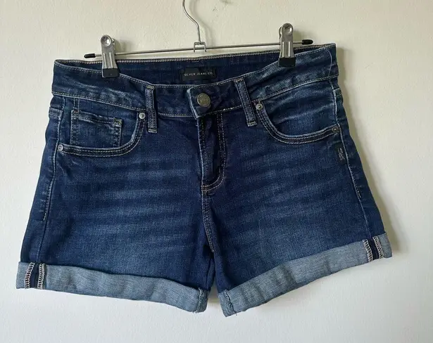 Silver Jeans  Co Boyfriend Short 26 Indigo