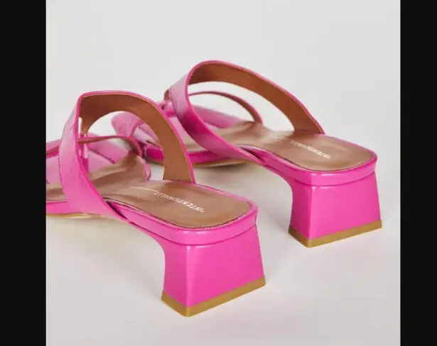 Intentionally Blank Flume Flamingo Pink Purple Heeled Sandal EU 39 / US 8.5