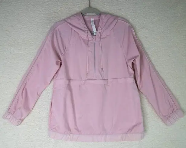 LuluLemon Pack light pull over Dusty Rose Pink 1/2 Zip Pullover top, size 8