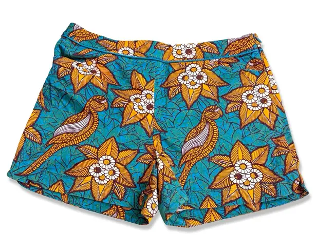 Elevenses Anthropologie Parrot Batik Shorts