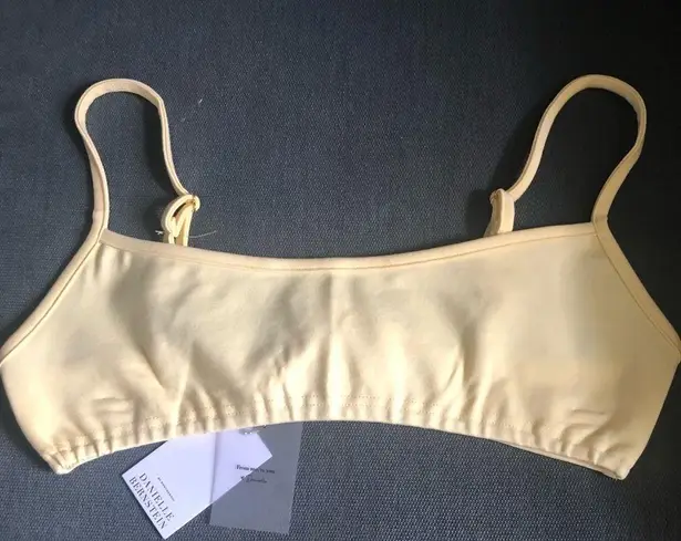 We Wore What , PULL ON BRA TOP, Buttermilk, large