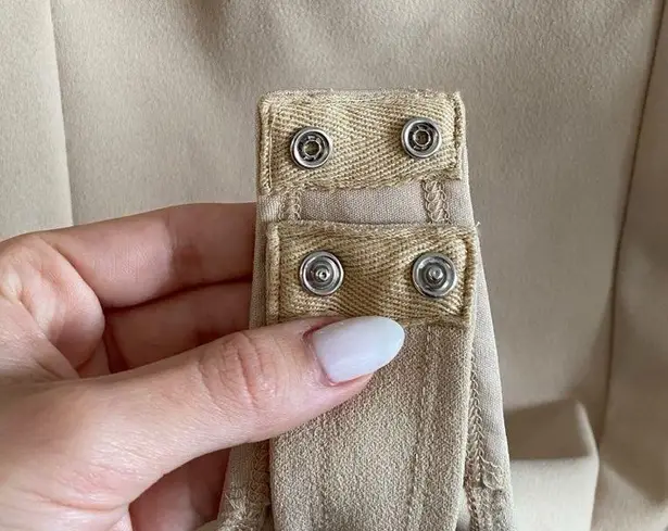 WAYF Corset Style Cupped Bodysuit Thong Beige/Tan