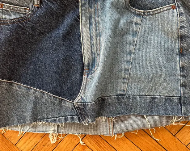 Eleven Paris Denim Mini Skirt