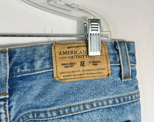 American Eagle Vintage 90s Rigid Denim High Waisted Mom Jeans Made in USA 14