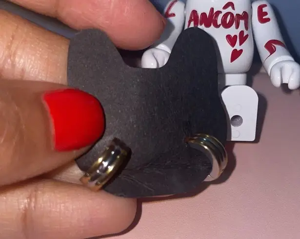 micro chunky Huggie Hoops Silver