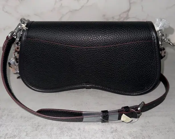 Coachtopia Black Wavy Dinky Bag With Crossbody Strap