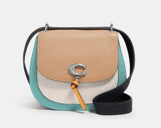 Coach  Remi Saddle Bag In Colorblock 1330