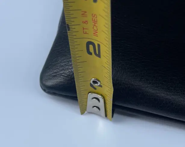 Margot Kari Mini Square Crossbody in Soft Black Leather Minimalist Classic