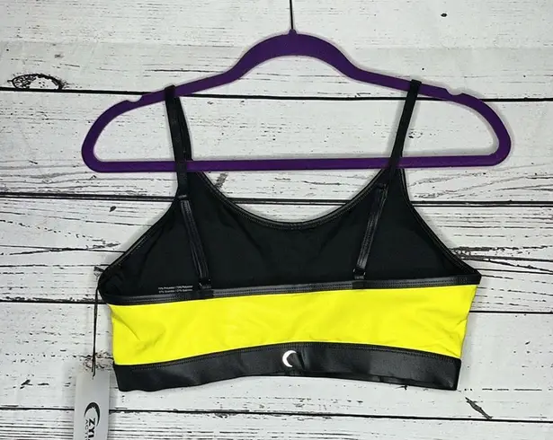 Zyia Active NWT XL 20 Neon Yellow Metallic 2 Pc. Sports Bra & 7/8 Leggings Set