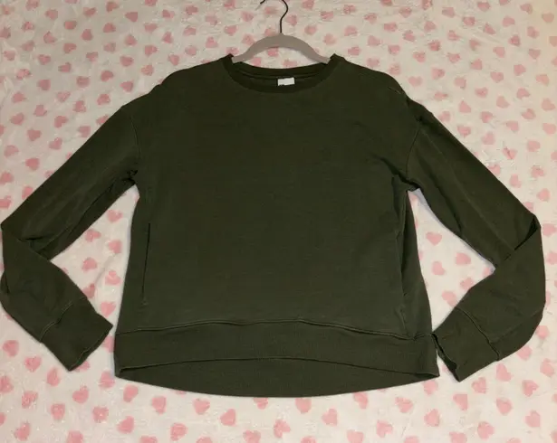 All In Motion dark green soft crewneck size small