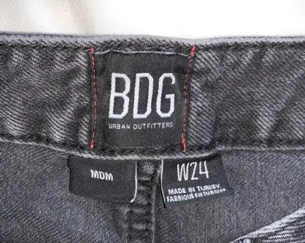 BDG Urban Outfitters Washed Black Mom Jeans