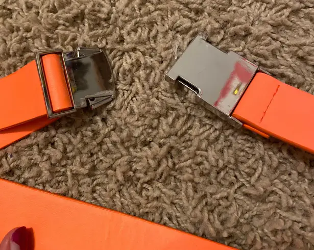 orange buckle belt