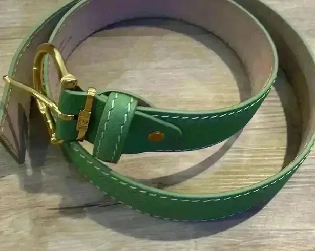 L.E.N Epsom Leather Belt