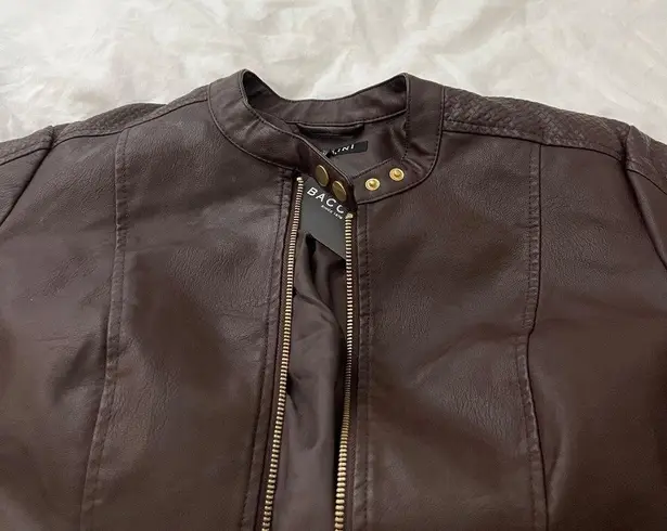 Baccini  faux leather jacket  Size medium