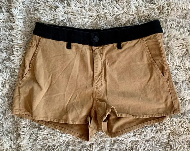 MOTHER Denim Brown/Tan/Black Mother Short Short Prep Shorts