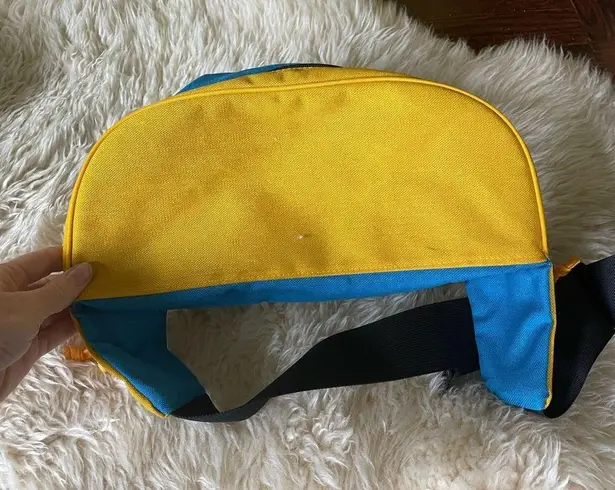 Vintage 90s Kelty blue and yellow day pack oversized fanny pack large capacity