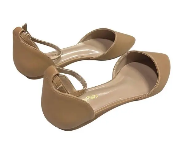 Dream Paris DREAM PAIRS Women's Ankle Strap Shoes Comfort Slip On Flats Shoes Size…9.5