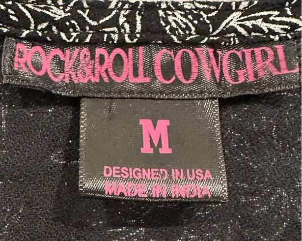 Rock & Roll Cowgirl 90s inspired button front dress size medium