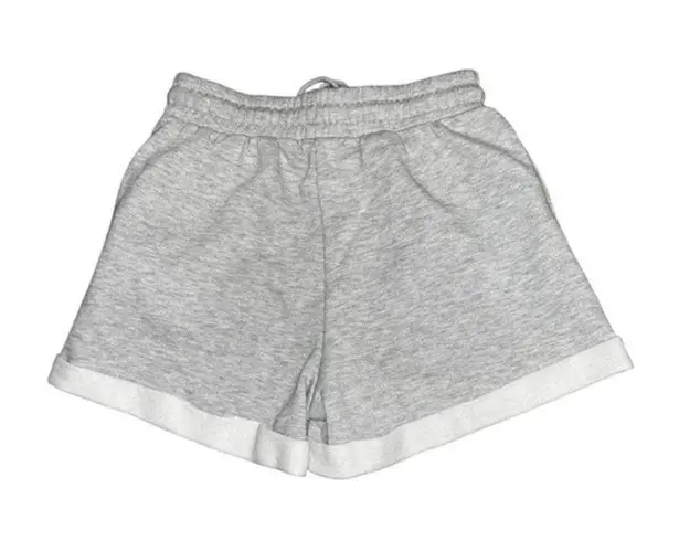 Dillards Heather Grey High Rise Sweatshorts White