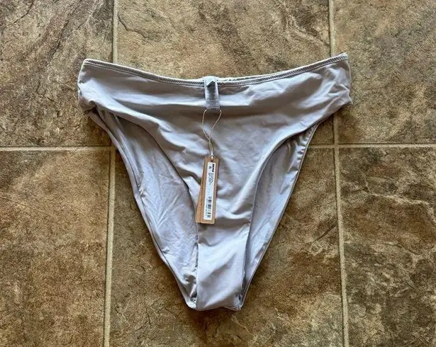 SKIMS Swim Mid Waist Bottom Chrome Large