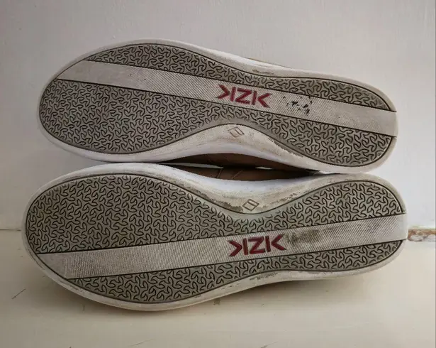 Kizik Vienna Brown Matte Nubuck Slip On Comfort Shoes Tan Size 11