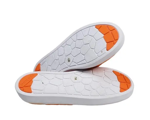 Nurture Restore Womens 7.5 Mead Neon Orange Slip On Comfort Shoes