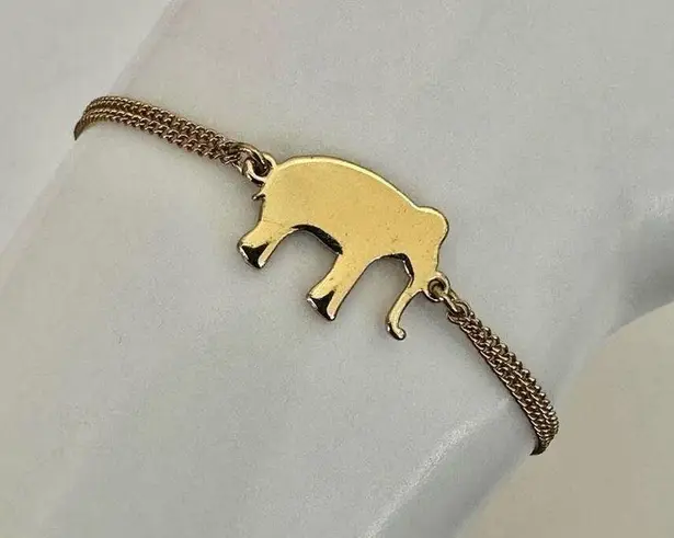 Stella & Dot elephant charm bracelet