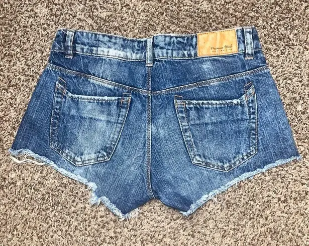 ZARA  trafaluc premium wash collection denim shorts