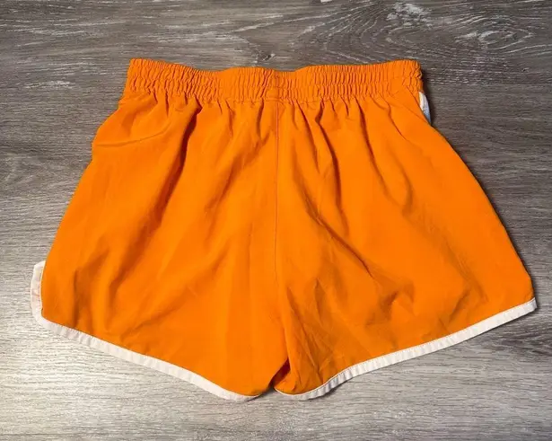 Brooks  Orange and Blue Drawstring Running Shorts