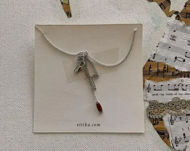 Ettika x Revolve Silver Plated “X” Initial Minimalist Necklace