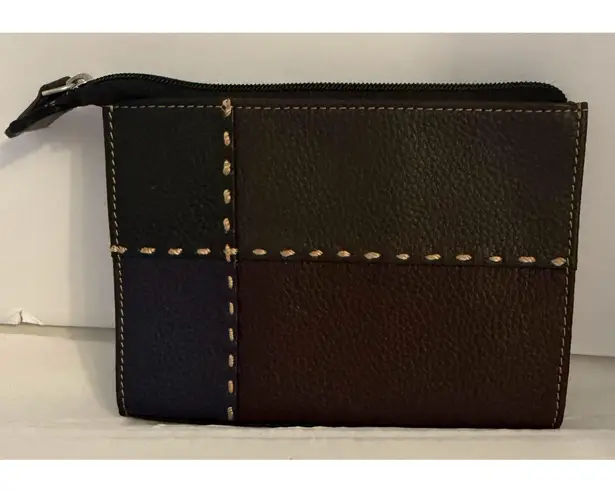 The Sak NEW Purse Leather Suede Patchwork Multicolor Boho Hippie Coin Pouch