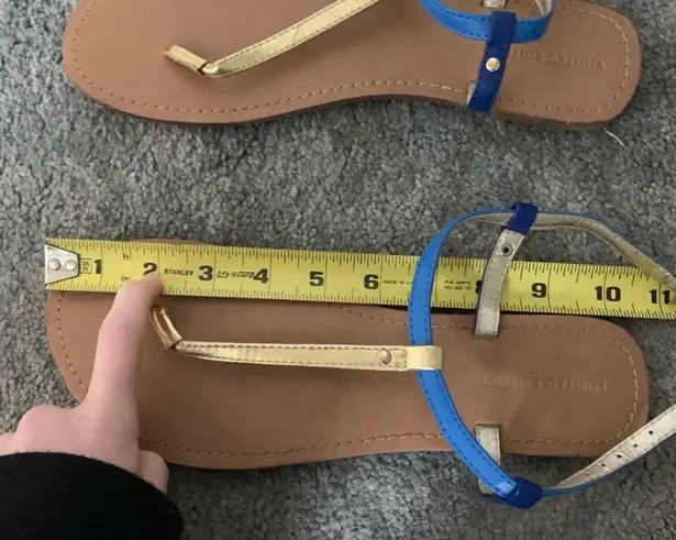 Limited Edition sandals blue & gold Brown Size 10