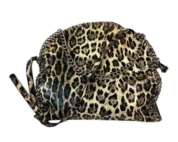 Faux Snake Skin Animal Print Fashion Purse Gold