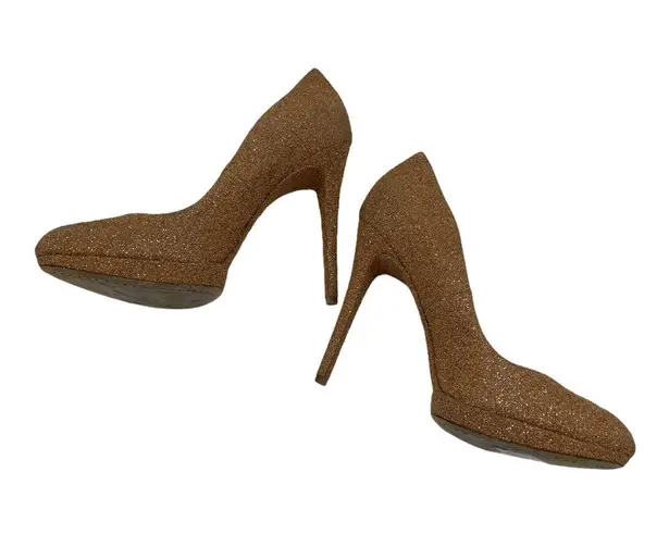 Brian Atwood B  Bffredrique Metallic Cork Pumps 9.5