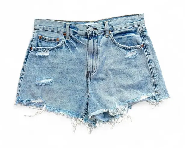 Pistola Nova Relaxed High Rise Cut Off Shorts Size 28