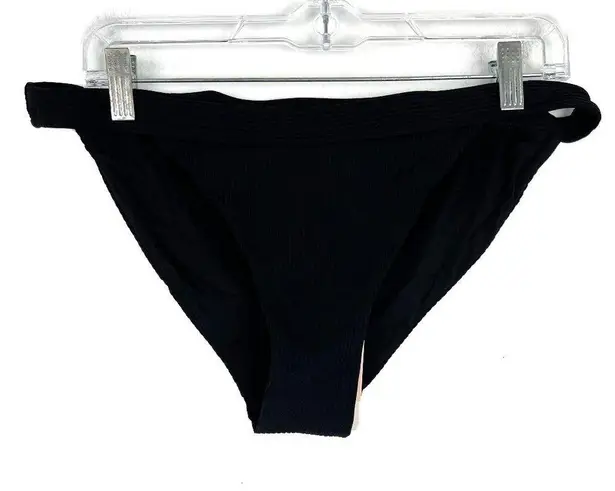 ANDIE NWT Swim The Banded Cheeky Rib Bottom Bikini Bottoms Black Size XL NEW
