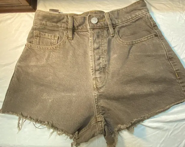 PacSun Size 24-  Women's army green  Denim Shorts - Image 1