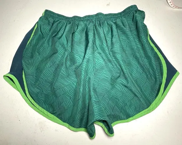 Nike  Womens Dri-Fit Tempo Running Shorts Green 799766 Size Extra Large XL Gym