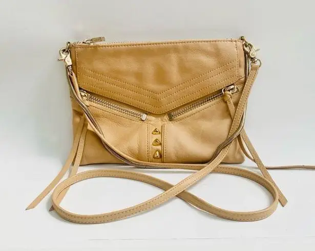 Botkier GOLDEN STRAP TAN PURSE