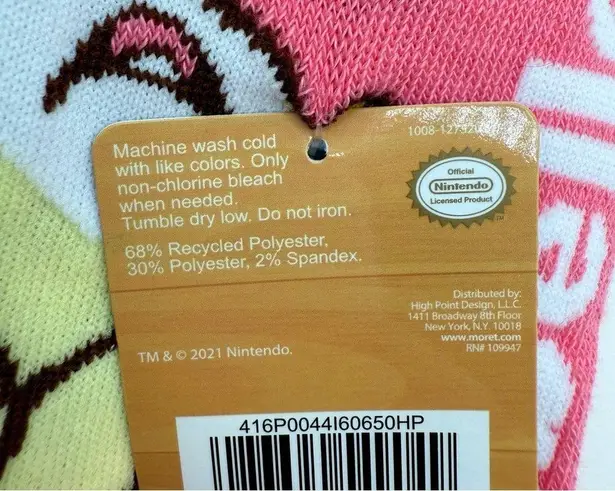 Nintendo Animal Crossing Womens No Show Socks Fun Cute Gift Isabelle Tom Nook