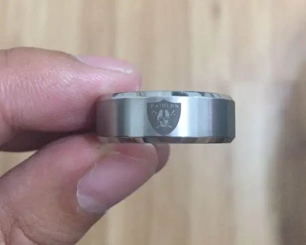 Las Vegas Raiders Silver Ring