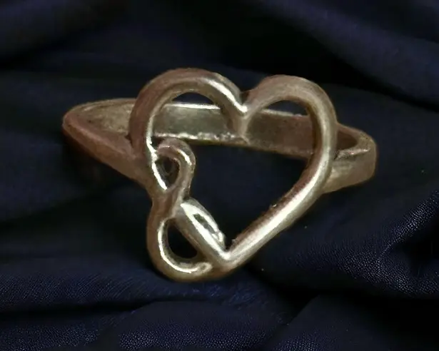 infinity Vintage  Open Heart Ring