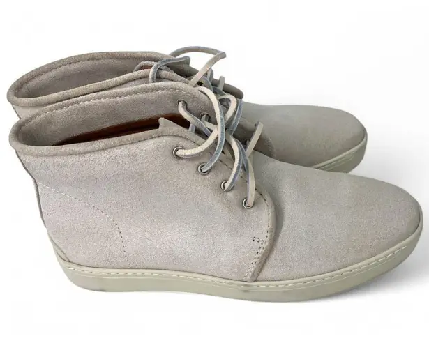 Rag and Bone | 36 / 6 | Leather Lace Up High Top Boot Bootie Sneakers Pearl Beige thumbnail 2