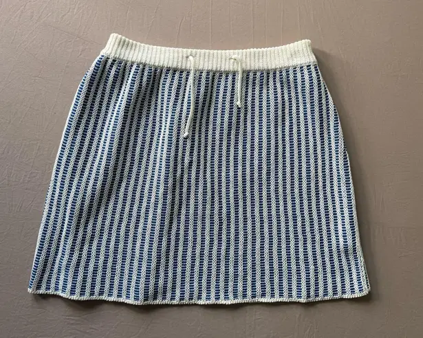 la doublej. Crochet Cotton Mini Skirt
